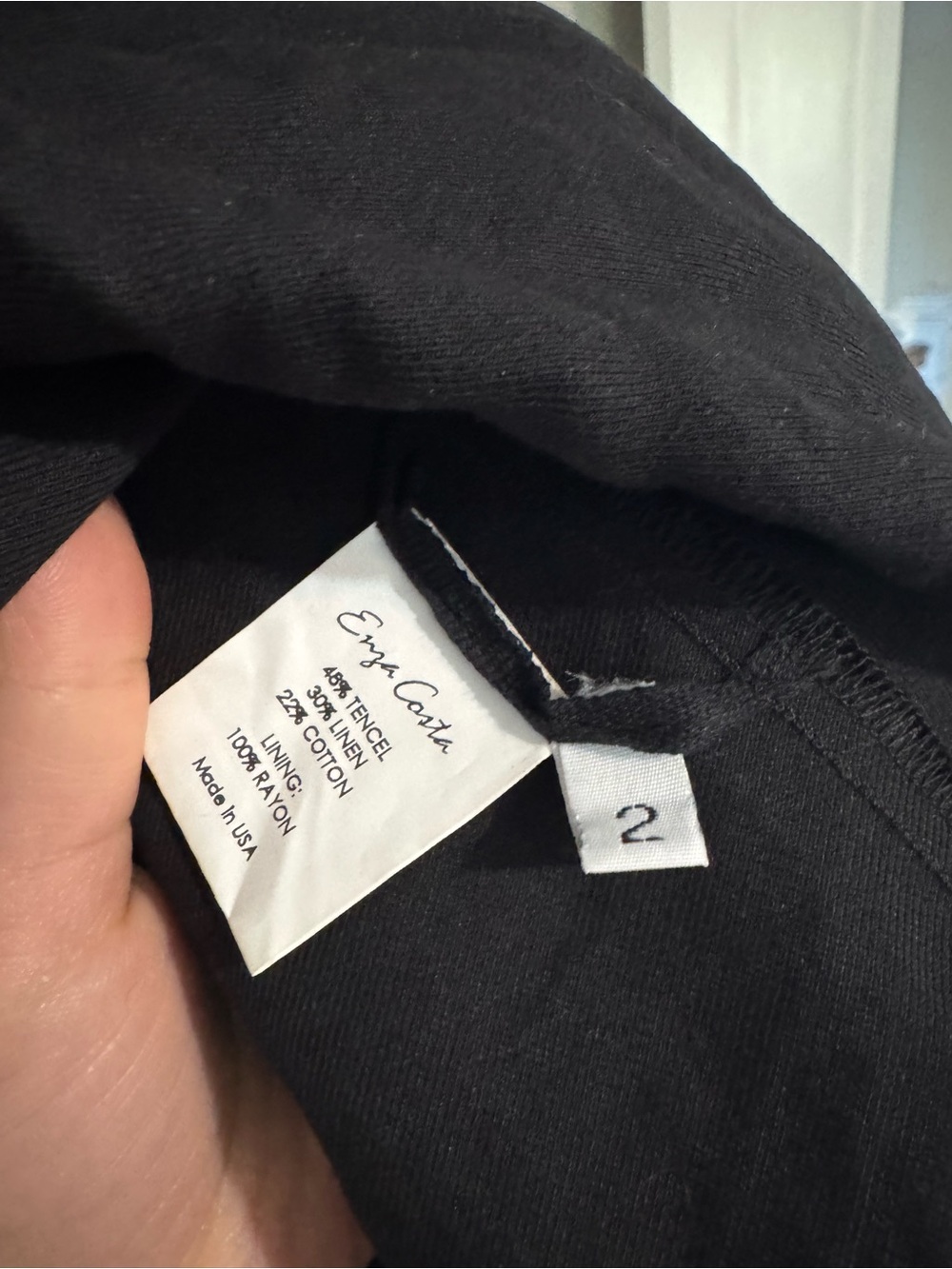 Enza Costa Twill Circle Midi Skirt - Picture 5 of 6